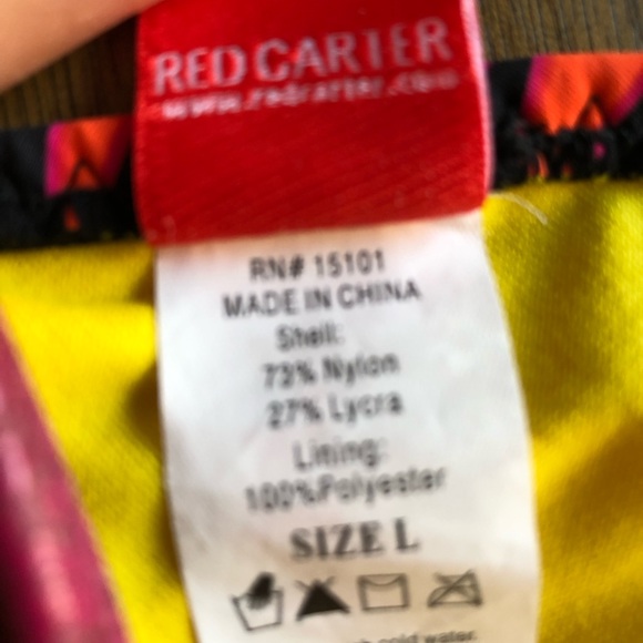 Red Carter Colorful Bikini Set - Picture 5 of 6